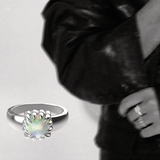 Stolen Girlfriends Club Baby Claw Ring Bello Opal