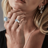 Stolen Girlfriends Club Baby Claw Ring Moonstone