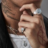 Stolen Girlfriends Club Baby Claw Ring Moonstone