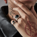 Stolen Girlfriends Club Baby Claw Ring Onyx