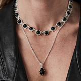 Stolen Girlfriends Club Love Claw Eternity Necklace Onyx