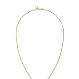 Stolen Girlfriends Club Mini Love Claw Necklace Pink Bello Opal Gold Plated