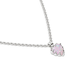 Stolen Girlfriends Club Mini Love Claw Necklace Pink Bello Opal