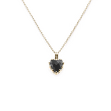 Stolen Girlfriends Club Mini Love Claw Necklace Onyx Gold Plated