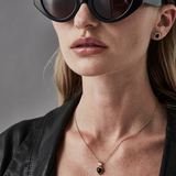 Stolen Girlfriends Club Mini Love Claw Necklace Onyx Gold Plated