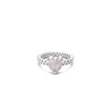 Stolen Girlfriends Club Mini Love Claw Ring Pink Bello Opal