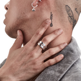 Stolen Girlfriends Club Razor Double Blade Ring