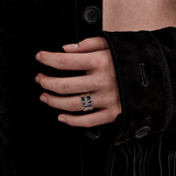 Stolen Girlfriends Club Razor Double Blade Ring