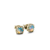 Stolen Girlfriends Club Mini Claw Stud Earrings Bello Opal Gold Plated