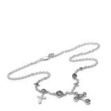 Stolen Girlfriends Club Gothic Multi Cross Necklace Quartz