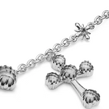 Stolen Girlfriends Club Gothic Multi Cross Necklace Quartz
