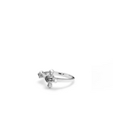 Stolen Girlfriends Club Gothic Side Cross Ring Quartz