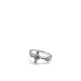 Stolen Girlfriends Club Gothic Side Cross Ring Quartz