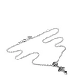 Stolen Girlfriends Club Gothic Cross Love Drop Necklace Quartz
