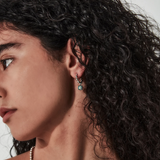 Stolen Girlfriends Club Baby Claw Ball Chain Hoop Earrings Bello Opal