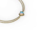 Stolen Girlfriends Club Love Claw Bracelet Bello Opal Gold Plated