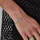 Stolen Girlfriends Club Love Claw Bracelet Bello Opal Gold Plated