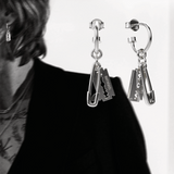 Stolen Girlfriends Club Razor Pin Hoop Earrings