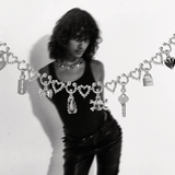 Stolen Girlfriends Club Jagged Heart Charm Necklace