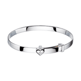 Little Star Gisele - Diamond Heart Baby Bangle