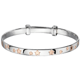 Little Star Jessica - Rose Gold Star Baby Bangle