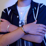 Little Star Charlie - Brown Leather Boys Bracelet 17cm
