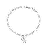 Little Star Lucy - Mother of Pearl Star Girls Bracelet 18cm