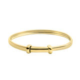 Little Star Luxe 9ct Yellow Gold Elara Baby Bangle