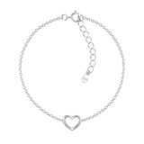 Little Star Studio - Zara Open Heart Girls Bracelet 18cm
