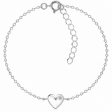 Little Star Lumi – Diamond Set Heart Bracelet