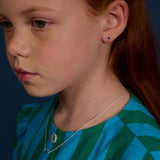 Little Star Eden - Silver Cross Earrings