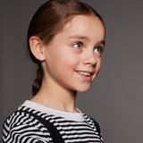 Little Star Eden - Silver Cross Earrings