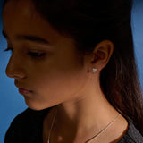 Little Star Luxe Orion – Diamond Pave Heart Studs