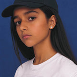 Little Star Studio - Frankie Heart CZ Girls Stud Earrings