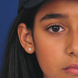 Little Star Studio - Bonnie CZ Girls Stud Earrings