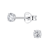 Little Star Studio - Bonnie CZ Girls Stud Earrings