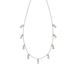 Little Star Eleanor Sterling Silver Pearl Charm Necklace