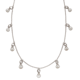 Little Star Eleanor Sterling Silver Pearl Charm Necklace