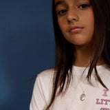 Little Star Taylor - Diamond Star Pattern Locket Girls Necklace 41cm