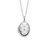 Little Star Taylor - Diamond Star Pattern Locket Girls Necklace 41cm