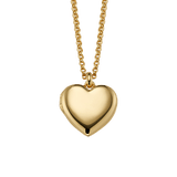 Little Star Sorcha - Gold Heart Locket Girls Necklace 38cm