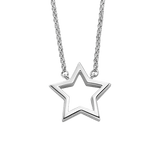 Little Star Helene Open Star Girls Necklace