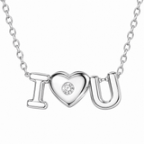 Little Star Amore – I Love U Diamond Necklace