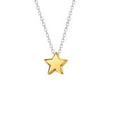 Little Star Studio - Alba Gold Plated Star Girls Necklace 40cm