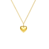 Little Star Studio - Nina Gold Plated Heart Girls Necklace 40cm