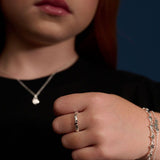 Little Star Wren – Girls Heart Band Ring