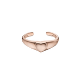 Little Star Charli Rose Gold Heart Girls Ring