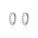 Scream Pretty Large Pearl Huggie Hoop Earrings