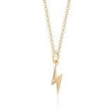 Scream Pretty Lightning Bolt Necklace Gold Plated