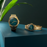 Clogau Gold Padarn Malachite Watch